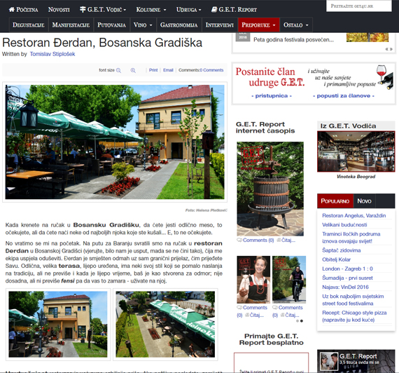 Restoran Đerdan - Gradiška